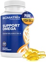 Unterstützung Omega (120 Gel Kapseln) Omega 3 Fish Oil Supplement - Herz-Kreislauf-, Muskel-Skelett-Unterstützung