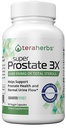 teraherbs Super Prostate 3X - Blasenkontrolle, & Unterstützung für vergrößerte Prostata & häufige Urination - Prostata-Ergänzungen für Herren - 90 Kapseln