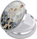 Nipichsha Pille Box, Kleine Pille Fall für Geldbeutel & Tasche, niedliche Reise Medizin Organizer, tragbare Medizin Container Halter, Vitamine, Medikamente, Fischöl & Nahrungsergänzungsmittel, Gold Diamant