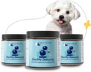 kin+kind Dog Supplement Powder - Ergänzung für Hunde & Katzen für gesunde Immunität - Blasenunterstützung - Natürliche Formel mit Bio Cranberry, Blueberry und Coconut - Made in USA - Bundle (3 x 8 oz)