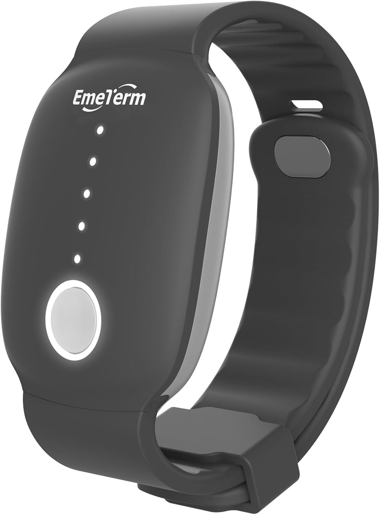 EmeTerm Fashion FDA-Cleared Relieve Nausea Electrode Stimulator Morning Sickness Motion Travel Sickness Vomit Relief wiederaufladbar Kein Gel Drug Free Wrist Bands Ohne Nebenwirkungen