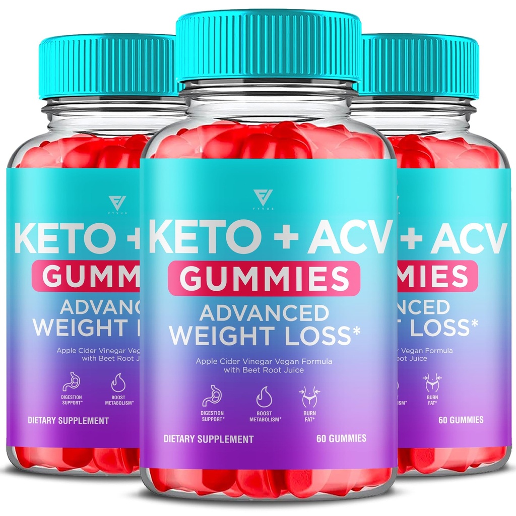 Apple Cider Vinegar Gummies Supplement – Daily Digestive Health & Gut Wellness Support for Women & Men – Vegan ACV Gummies with Apple Cider Vinegar – Non-GMO (3 Pack - 180 Gummies)