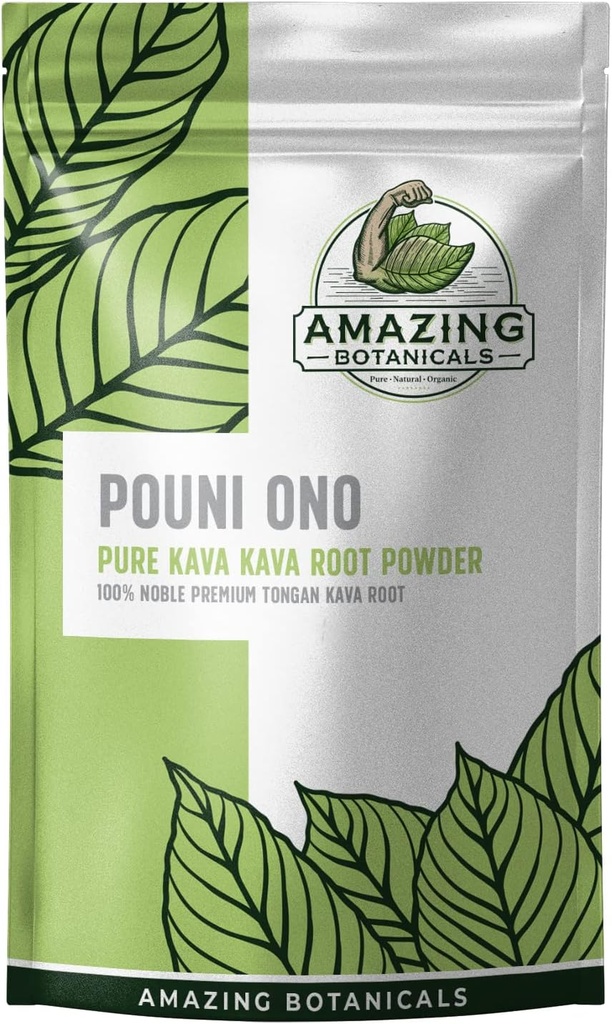 Tongan Kava Root - Pouni ONO - 100% Noble Pure Tonga Natural Kava Drink Powder, 16oz, 1 Pound Tasche von Pure Finest Tongan Kava Pouni ONO
