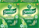 Benefiber On The Go Prebiotic Fiber Supplement Powder for Digestive Health, Daily Powder, Unflavored Stick Packs - 36 Sticks (Pack von 2)