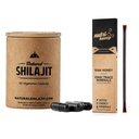 Natural Shilajit Capsules (1-2 Monate Versorgung) - 60 Graf & Shilajit Honey Sticks - Natürliches Shilajit Resin gemischt mit Raw Honey (7 Sticks)