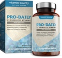 Vitamin Bounty Pro-Daily Probiotic 5 Billion CFU - 13 Strains mit Lactobacillus Acidophilus & Bifidobacterium for Digestive Health - Probiotics for Men & Women Gut Health Support