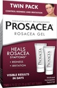 Prosacea - Medizinische Rosacea Behandlung für Gesicht - heals Rosacea Symptome von Redness, Pimples und Irritation - Fragrance Free - Twin Pack - Zwei 0.75oz Tubes (1.5oz Total)