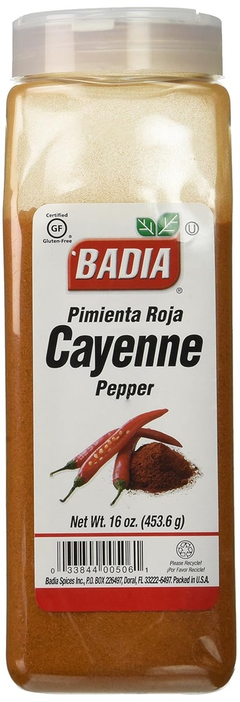 Badia Pepper Cayenne, 16 onces