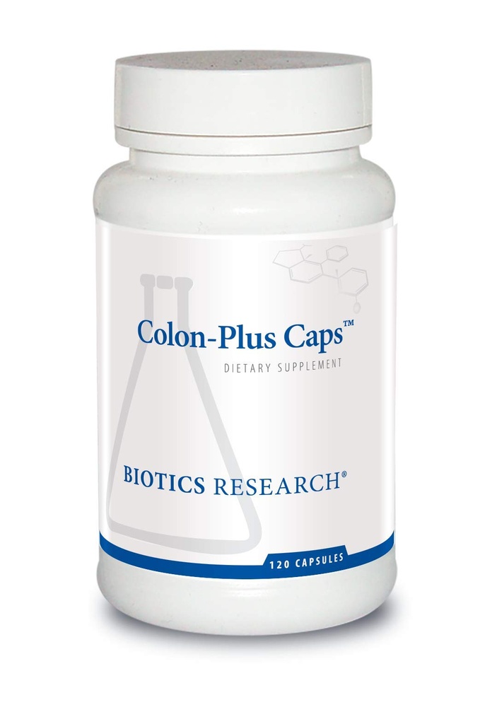 Recherche en biotique Colon Plus Caps Fiber Capsule, Digestive Health, Soluble, Insoluble Fiber, Laxative, Relieve Constipation, Régularité, Santé cardiovasculaire, Balance microbienne, Gut Flora 120 Capsules