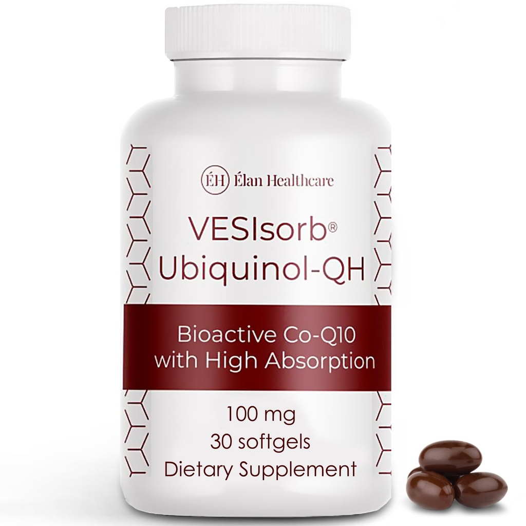 VESIsorb Ubiquinol-QH 100 mg Softgel, 30 Zähler