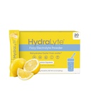 Hydralyte Shay Mitchell Faible taux de sucre Réhydratation rapide - Paquets de poudre d'électrolyte légèrement étincelants, Lemon Squeeze