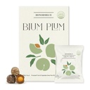 Bium Plum (3-Pack) 100% Natural Food Fermented 2800-Hour, Verdauungsenzyme mit Probiotika und Präbiotika, Gut Health, Bloating Relief für Frauen, Psyllium husk, natürliche Ernährungsfaser
