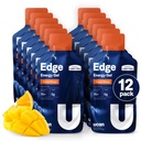 UCAN Edge Energy Gel Shots, Orange Mango (12, 2 Unnce Packets) für Laufen, Training, Workouts, Fitness, Radfahren, Crossfit | Sugar-Free, Vegan, & Keto Friendly Energy