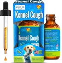 Kennel Hustenbehandlung für Hunde & Katzen hilft bei Niesen, Throat Irritation & Allergies – Natürliche Hundehusten Behandlung für Atmungsunterstützung mit Calendula Breeds Care – 2 Unze
