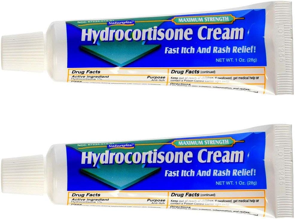 Natureplex Hydrocortisone 1% Crème, 1 Oz (paquet de 2)