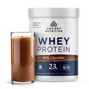 Protéines de lactosérum, chocolat au lait, 23g de protéines, 20 portions, peptides de collagène hydrolysés, protéines de lait bio régénératives A2/A2