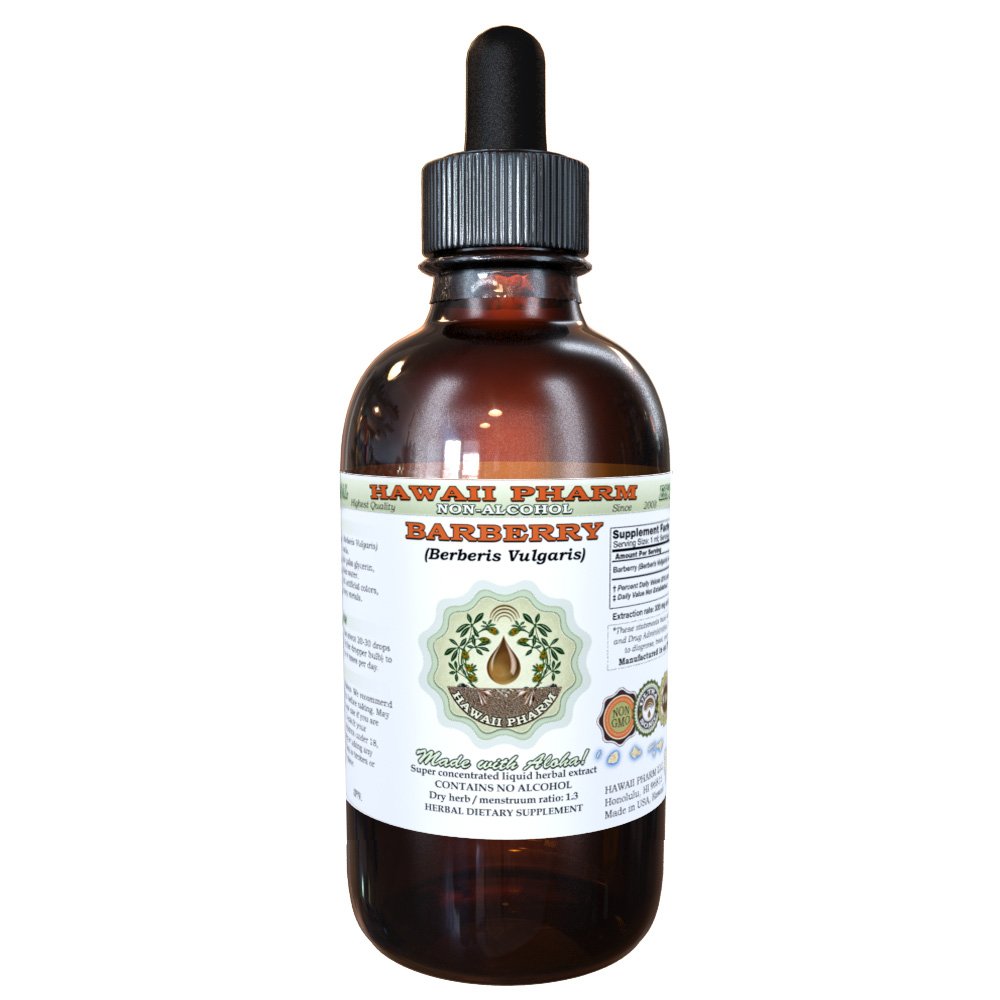 Barberry Liquid Extract, Barberry (Berberis Vulgaris) Dried Root Bark Tincture Supplement 2 oz