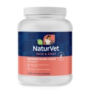 NaturVet – Brewers getrocknete Hefeformel mit Knoblauch Flavoring – Plus Vitamine – Unterstützt gesünder Haut- und Glossykost – Fortified with B-1, B-2, Niacin & Vitamin C – für Hunde & Katzen (4 lb Powder)