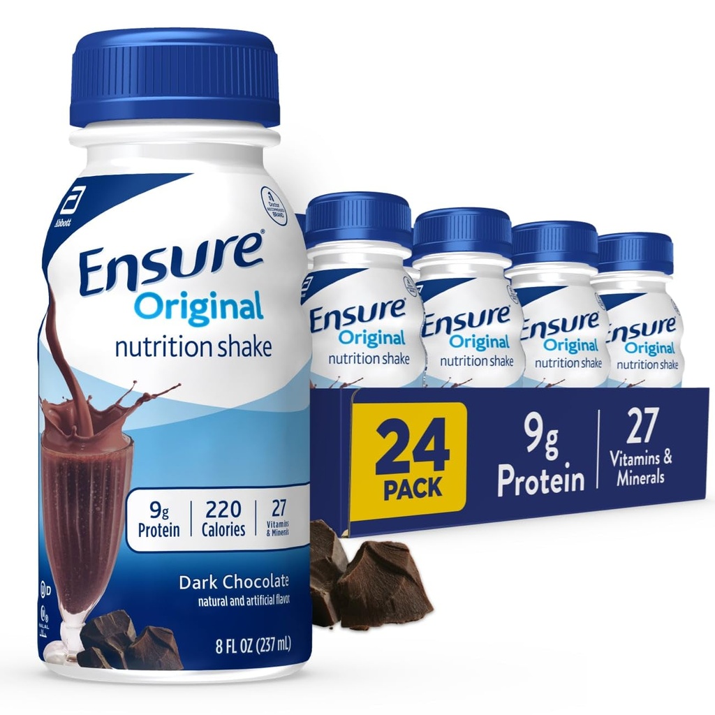 S'assurer d'origine de la nutrition du chocolat noir Shake.