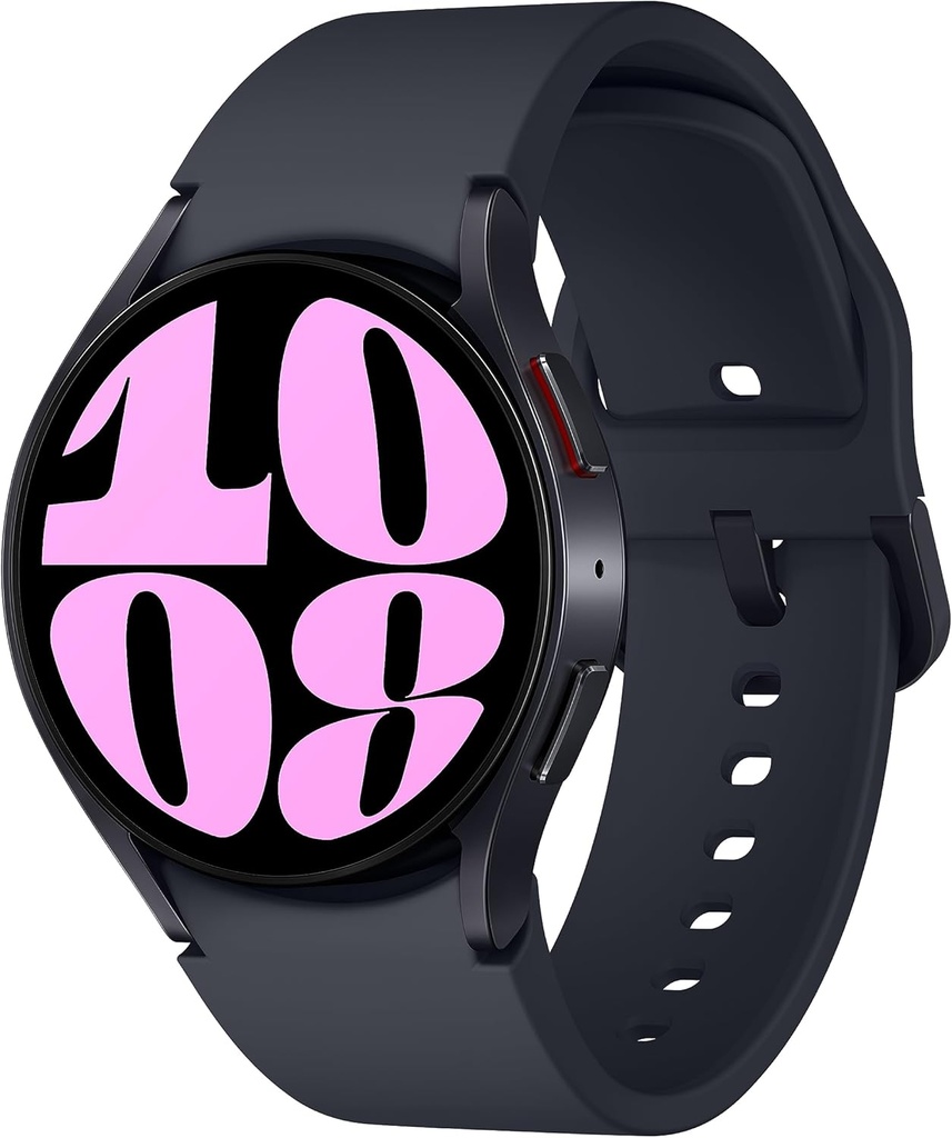 SAMSUNG Galaxy Watch 6 40mm Bluetooth Smartwatch, Fitness Tracker, Zones HR personnalisées, Entraînement avancé de sommeil, Heart Monitor, BIA Sensor, Health Wellness Insights, Big Screen, Version américaine, Graphite