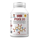 ANDREW LESSMAN PQQ 20mg - 30 Kapseln - 20mg Pyrrolochinolin Quinone, Natural Protective Compound unterstützt Vitalorgane, Herz, Gehirn, Leber, Immunsystem. Mitochondriale Biogenesis, keine Zusatzstoffe