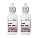 GeriCare Spray nasal saline 1,5 FL OZ Spray hydratant Chlorure de sodium 0,65% (paquet de 2)