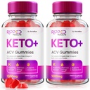 NutraRize (Pack mit 2 Ripped Results Keto ACV Gummies Advanced Weight Loss, RippedResults Bewertungen (120 Gummies)