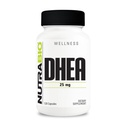 NutraBio DHEA Supplément- pour hommes et femmes- DHEA (25 mg) 120 Capsules