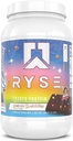 RYSE Loaded Protein Powder - Little Debbie Cosmic Brownie - 25g Whey Protein Isolate & Konzentrat mit Prebiotic Fiber & MCT - Low Carb, Low Sugar, Digestive-Friendly - 27 Servierungen / 2 lb Tub