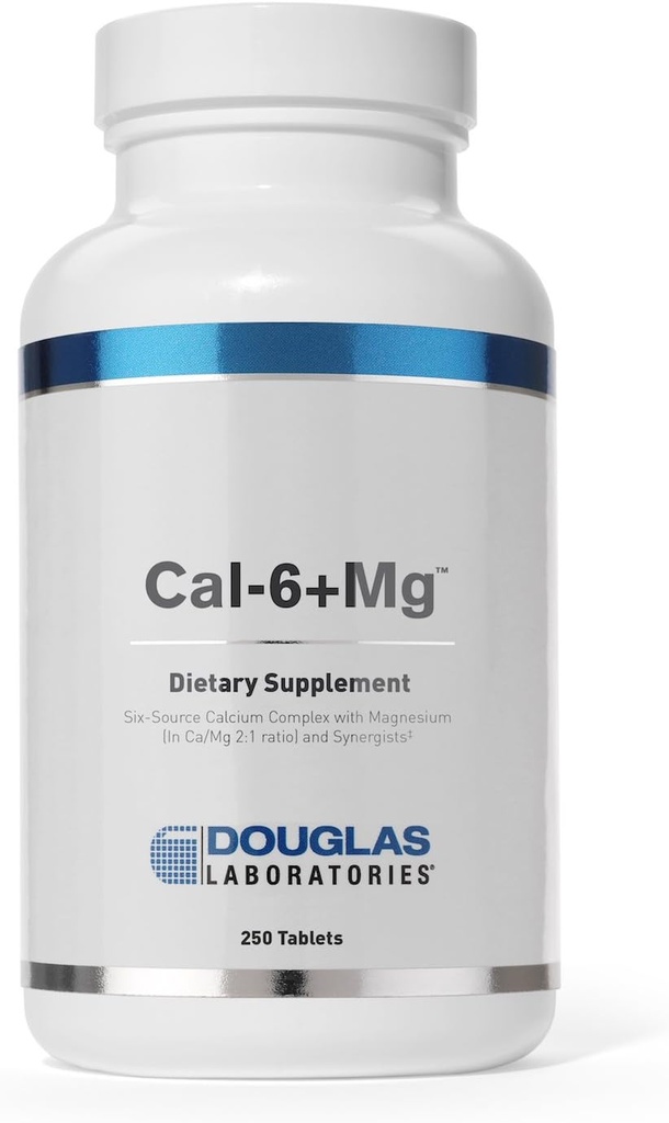 Laboratoires Douglas Cal-6 Plus Mg. - 250 comprimés
