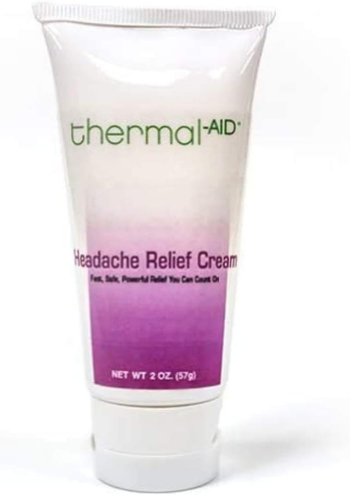 Thermal-Aid — Kopfschmerzen-Relief-Creme — Relief von Migraine Kopfschmerzen-System — Schmerz-Relief Analgetik — Stress-Relief und Angst-Relief