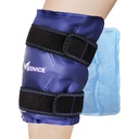 Medvice Ice Pack mit kalter Kompression für Knieschmerzen Relief, Schwellung, Knie-Ersatzchirurgie, Arthritis und Verletzung Erholung, verstellbare Riemen, Wiederverwendbare Gel Eis Wrap für Meniskus Tear und ACL Blue