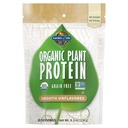 Jardin de la vie Protéines végétales organiques Poudre sans saveur, 10 portions - Vegan, sans grains et sans gluten à base de protéines, 1B CFU probiotiques et enzymes, sans sucre ou Stevia, 15g de protéines