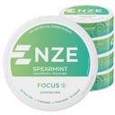 Pochettes Nootropiques libres de caféine NZE (spearmint) - Pochettes Nootropiques avec Alpha GPC, L-Tyrosine et L-Theanine - Pas de sucre ou d'édulcorants artificiels - 15 Pochettes Sans Nicotine par boîte - 5 Pack