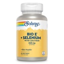 Bio Vitamine E 400 UI (268 mg) avec Sélénium 100 mcg et Lecithine - Support thyroïdien, Supplément antioxydant et immunosupport, Haute absorption, Verifié en laboratoire, Garantie de 60 jours, 30 portions, 60 Softgels