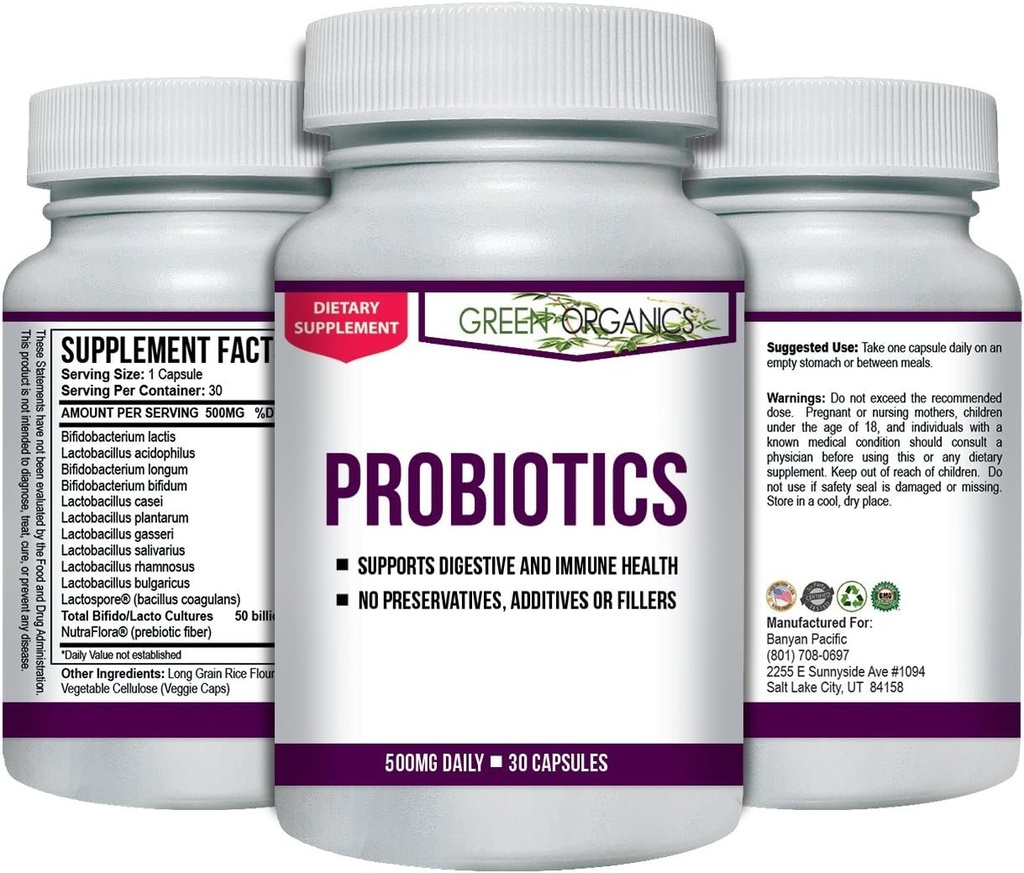 Probiotiques avancés - Soutient la santé digestive et immunitaire