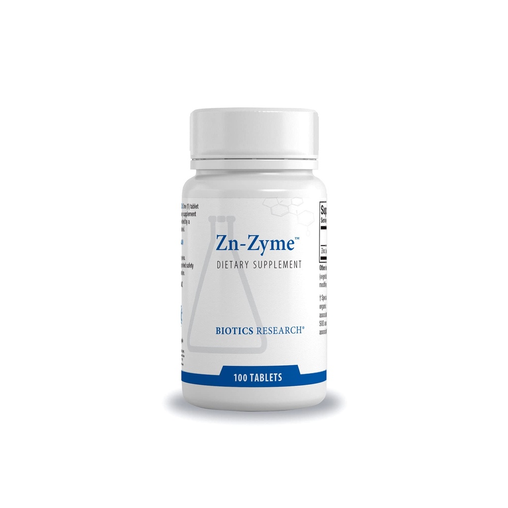 Biotics Research Zn-Zyme – 15 mg Zink, unterstützt Immunsystem, Optimale Zellfunktion, Verdauungs-, Gewebegesundheitsunterstützung 100 Tab