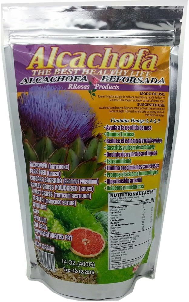 Alcachofa Reforsada Pulver das beste gesunde Leben 14 Oz Artichoke &amp; viel mehr Zutaten