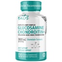 Nutri 8-in-1 Glucosamine Chondritine MSM Turmeric Bromelain Boswellia Hyaluronique Acid 3025 mg - Supplément de soutien conjoint - 120 Capsules - Soutien des os sains - 3e partie testée et certifiée GMP