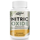 Supplément à l'oxyde nitrique pour les hommes - Précurseur et mélange de phytonutriments pour l'énergie, l'oxygène et la pression artérielle (1 paquet)