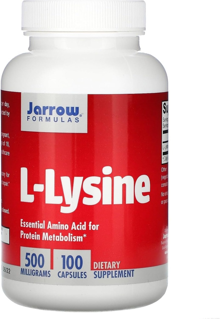 Jarrow Formeln - L-Lysin, 500 mg, 100 Kapseln