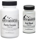 North Mountain Supply Pectic Enzyme 2 Unze Jar und AB-4oz Food Grad Säure Mischung Bundle