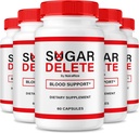 NutraRize (5 Pack) Zucker Löschen Kapseln, Offizielle Unterstützung Formel für allgemeine Gesundheit, Zucker Löschen Pillen zu erhalten gesunde stabile Levels, Premium SugarDelete Pastillas Review (300 Kapseln)