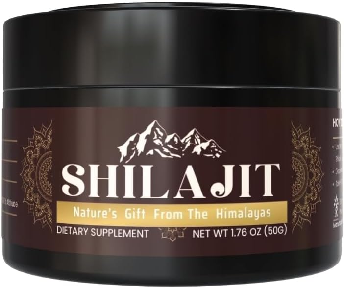 Pure 100% Himalayan Shilajit, résine douce, organique, extrêmement potent, acide fulvic (1,76 oz.)