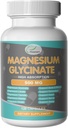 Magnesium Glycinate 500mg Kapseln für Schlaf, Herz, Nerve und Knochen, Muskel Magnesium Supplement Complex Support Relaxation - 120 Kapseln (60 Tage Versorgung)