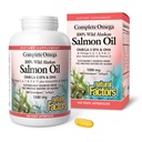 Komplettes Omega von natürlichen Faktoren, Wild Alaskan Lachsöl, unterstützt Herz- und Hirngesundheit mit Omega-3 DHA und EPA, 180 Softgels (180 Portionen)