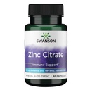 Swanson Zink-Zitrat - Mineralische Beilage Förderung der Gesundheit von Vision & Immunsystem Gesundheit - Natürliche Formel Unterstützung Gesamt Wellness - (60 Kapseln, je 50mg)
