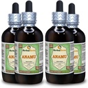 Anamu (Petiveria Alliacea) Glycerit, Getrockneter Kräuteralkohol-FREE Flüssigextrakt (Markenname: HerbalTerra, Proudly made in USA) 4x4 fl.oz (4x120 ml)