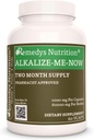 Remèdes Nutrition Alkalize Me Now $ 1,000 mg, 60 Capsules végétaliennes suppléments alimentaires à base de plantes