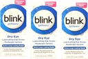 Blink GelTears Schmierende Augentropfen für trockenes Auge, extra lang anhaltendes Relief, Feuchtigkeitsspendende Formel, moderate bis schwere Trockenheit, 0.34 fl oz (Pack von 3)